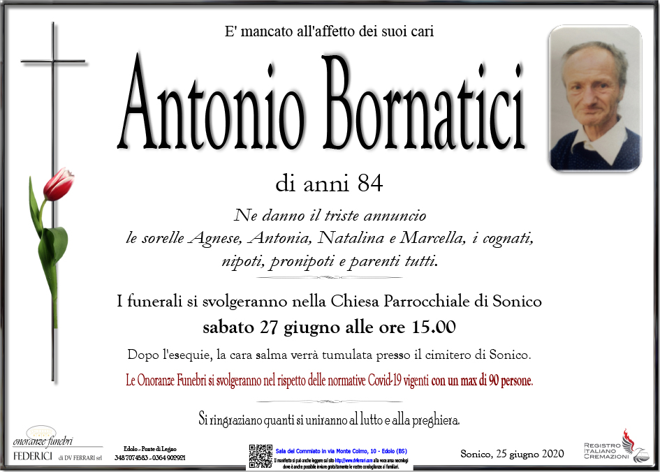 ANTONIO BORNATICI - SONICO
