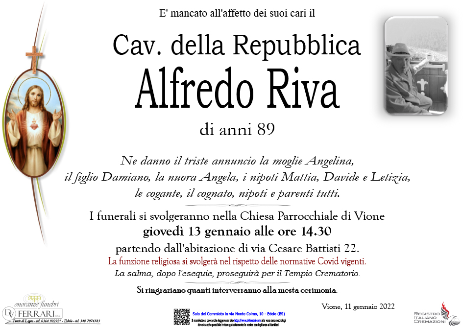 CAV. ALFREDO RIVA - VIONE