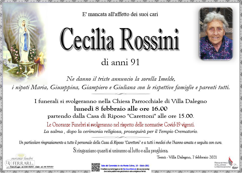 CECILIA ROSSINI - VILLA DALEGNO