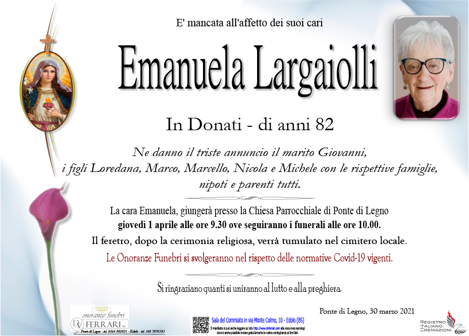 EMANUELA LARGAIOLLI in DONATI - PONTE DI LEGNO
