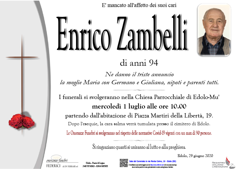 ENRICO ZAMBELLI - EDOLO