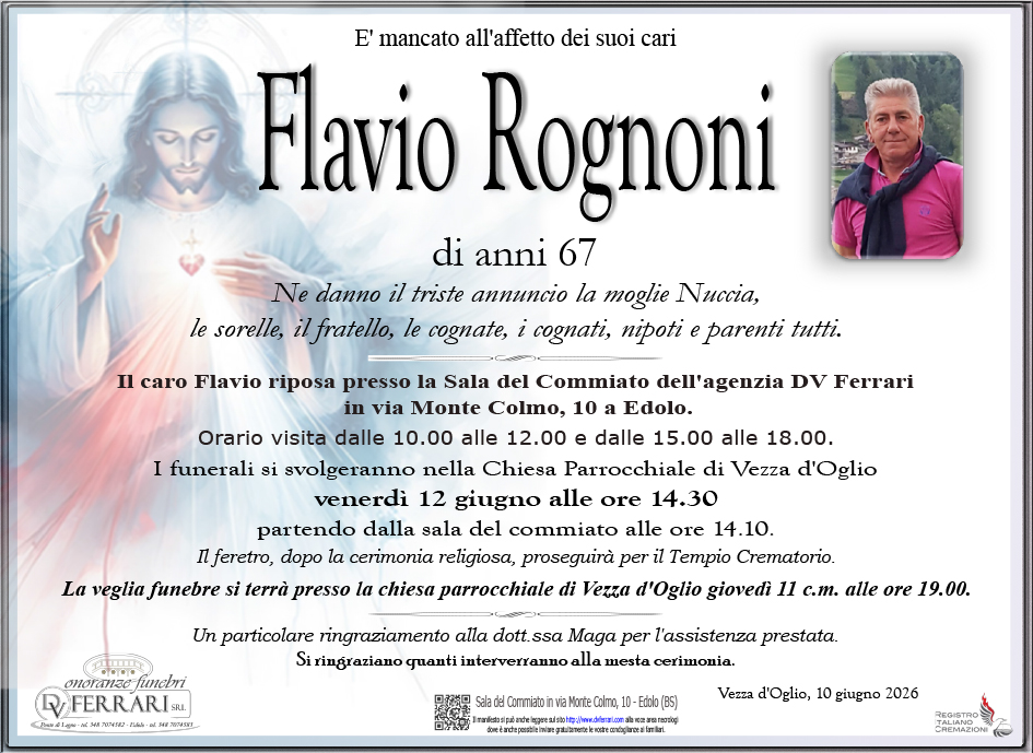 FLAVIO ROGNONI - VEZZA D'OGLIO