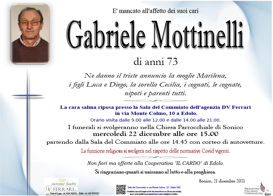GABRIELE MOTTINELLI - SONICO