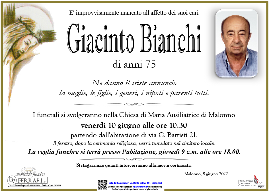 GIACINTO BIANCHI - MALONNO