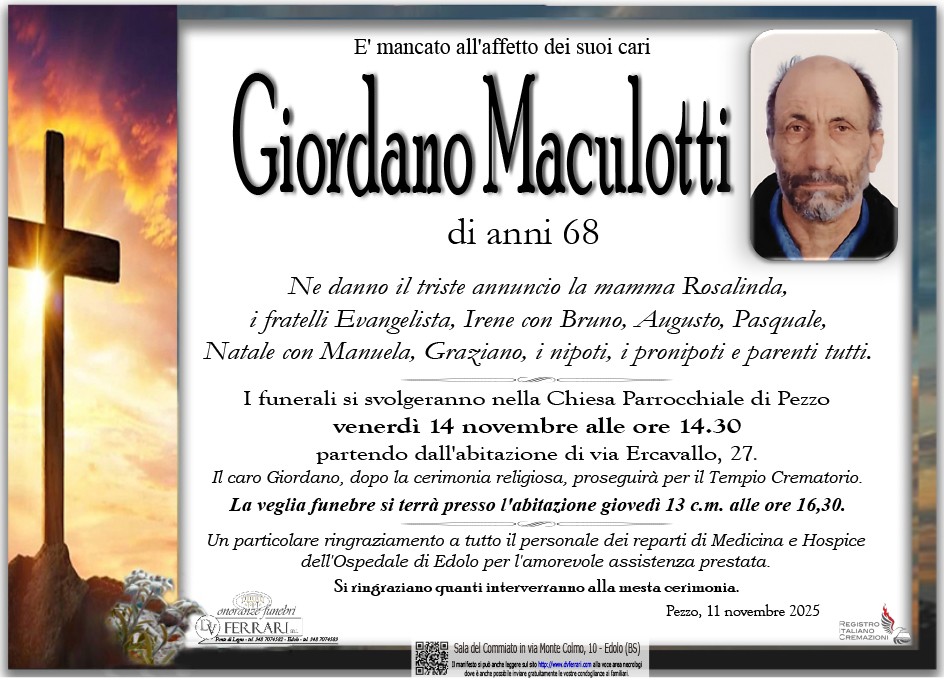 GIORDANO MACULOTTI - PEZZO