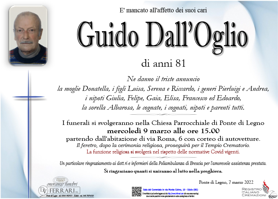 GUIDO DALL'OGLIO - PONTE DI LEGNO