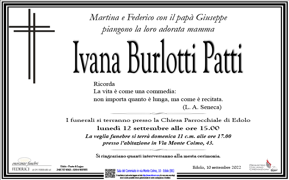 IVANA BURLOTTI PATTI - EDOLO