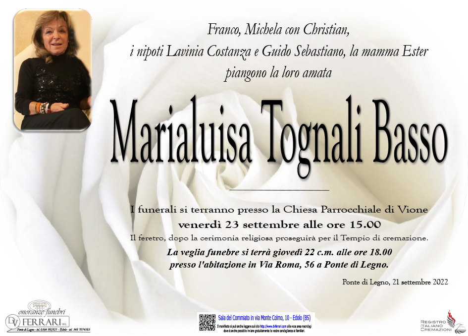 MARIALUISA TOGNALI BASSO - PONTE DI LEGNO 
