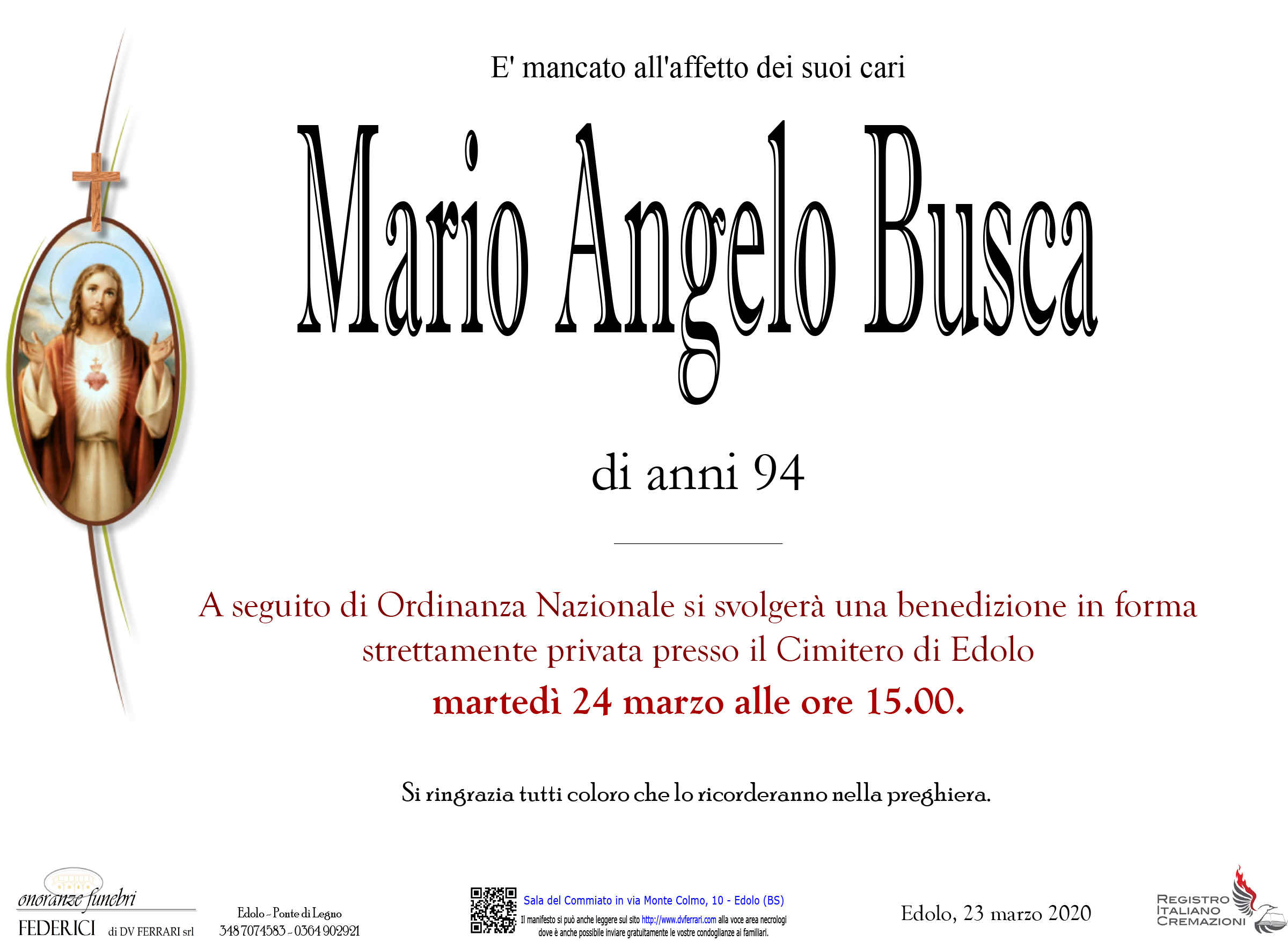 MARIO ANGELO BUSCA - EDOLO