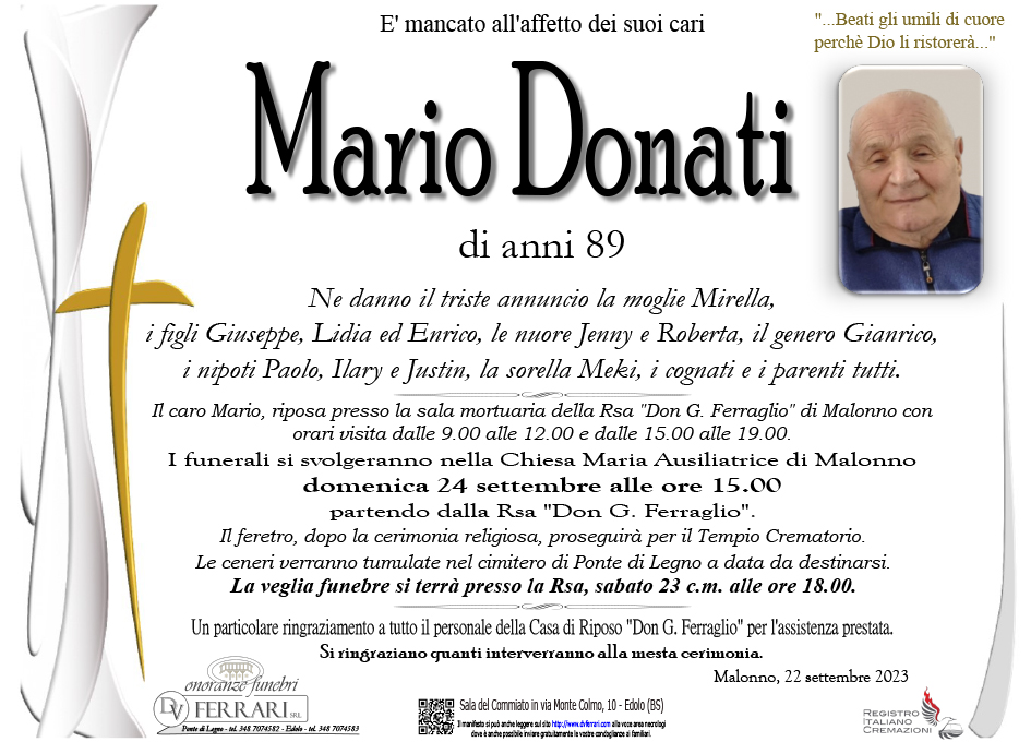 MARIO DONATI - MALONNO PONTE DI LEGNO