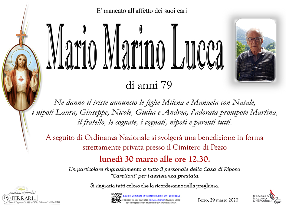 MARIO MARINO LUCCA - PEZZO