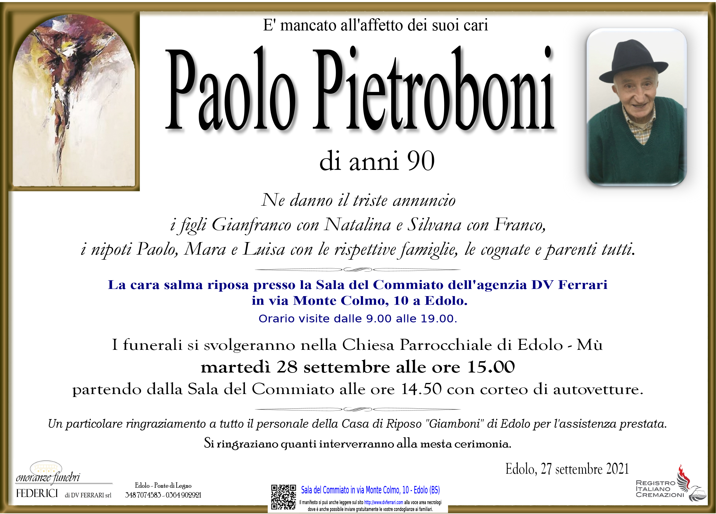 PAOLO PIETROBONI - EDOLO