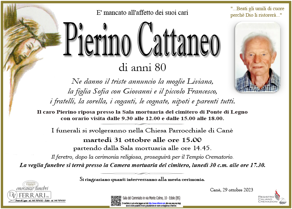 PIERINO CATTANEO - CANE'
