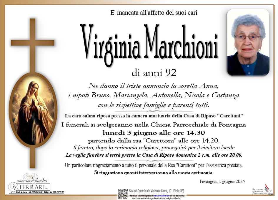 VIRGINIA MARCHIONI - PONTAGNA