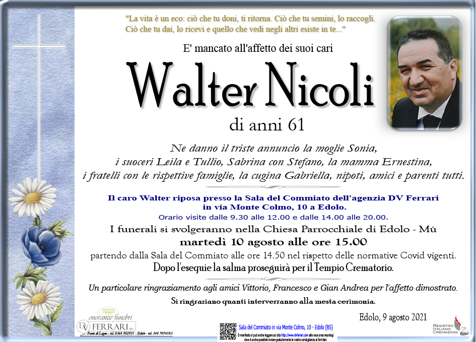 WALTER NICOLI - EDOLO